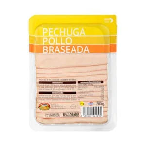 Pechuga de Pollo Braseada Extrafino Hacendado Lonchas 0.15 KG