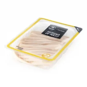Pechuga de Pollo Cocida en Finas Lonchas Carrefour el Mercado sin Gluten 200 G