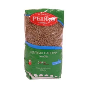 Pedro Lenteja Pardina Paquete de 1 Kg. 1000 G