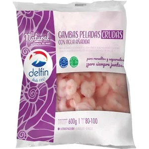 Gamba Pelada 80-100 Piezas Delfin