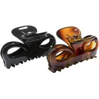 Pinza de Pelo Clásica Glamour, Pack 2 Uds.