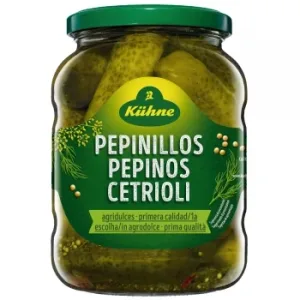 Pepinillos Agridulces Kühne 360 G.