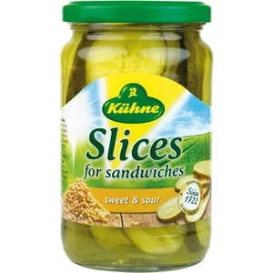 Pepinillos en Rodajas  Kuhne 330 G