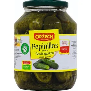 Pepinillos Estilo Alemán Agridulce Grande 880 Gr