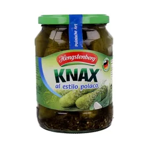 Hengstenberg Pepinillos Grandes al Estilo Polaco Frasco de 360 G.