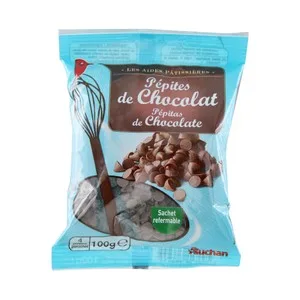 Producto Alcampo Pepitas de Chocolate Negro 100 G.