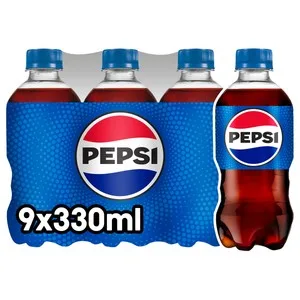 Pepsi Refresco de Cola Junior Pack 9 Uds. X 33 Cl. 2970 ML