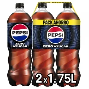 Pepsi Zero Azúcar Pack 2 Botellas 1,75 Cl.