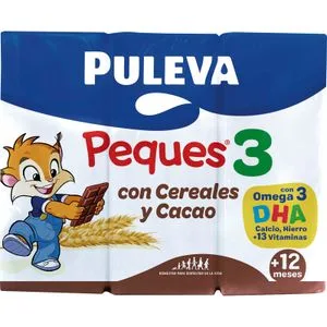 Peques3 Preparado Lácteo Cereales y Cacao 3 X 200 Ml