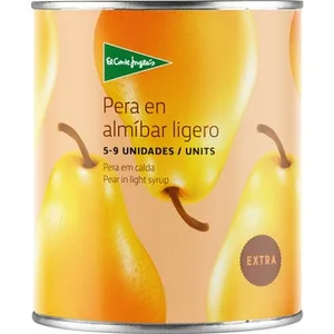 Pera Mitades en Almíbar Ligero el Corte Ingles