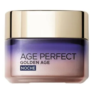 L´oréal Paris Perfect Golden Age 50 Ml Crema de Noche Efecto Frio Re-estimulante, para Pieles Maduras y Apagadas.