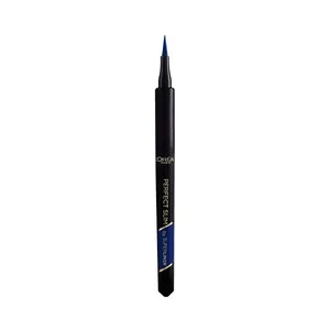 L´oréal Paris  Perfect Slim Tono 04 Azul Eyeliner Líquido Ultra Preciso y con Acabado Intenso.
