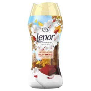 Perfume para la Ropa en Perlas Concentrado Gardenia y Arce Dorado Edición Limitada Peli y Manta Lenor 270 G.