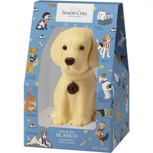 Perro de Chocolate Blanco de Pascua Simon Coll