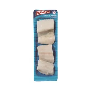 Pescanova Filetes de Bacalao Ultracongelados y en Su Punto de Sal Pescanova 400 G.