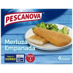 Pescanova Merluza Empanada en Filetes 4 Uds. 340 G