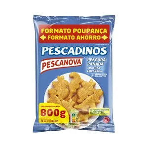 Pescanova Pescadinos Merluza Empanada con Formas de Dinosaurios 800 G.