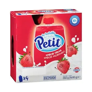 Petit de Bolsillo de Fresa Hacendado 0.36 KG