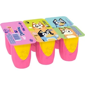Petit Dúo Sabor Plátano y Fresa sin Gluten Pack 6  Danone Danonino 50 G