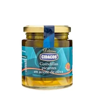 Guindillas Picantes Cidacos en Aceite de Oliva 0.185 KG