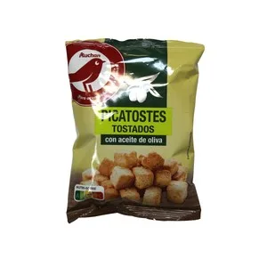Producto Alcampo Picatostes Tostados con Aceite de Oliva y Sal 75 G.