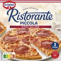 Pizza Piccola Salame DR Oetker Ristorante, 2 Uds, Caja 282 G