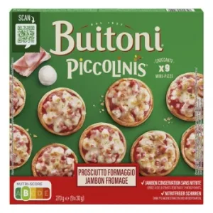 Piccolinis Jamón y Queso Buitoni 270 G.