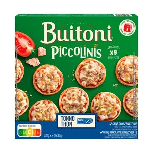 Piccolinis Minipizza Congelada con Atún de Buitoni 9 X 30 G. 270 G
