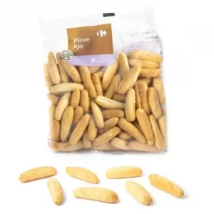 Picos Artesanos con Aceite de Oliva y Ajo Carrefour 230 G