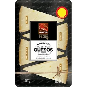 Picoteo Surtido de Nuestros Quesos Tierno, Ibérico Curado, Semicurado y Curado Oveja Elaborados con Leche Cruda o Pasteurizada Navidul