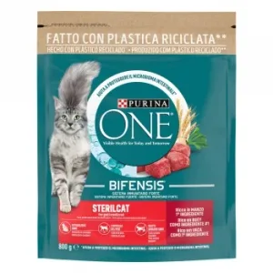 Pienso de Buey para Gatos Sterilcat One Stericat Purina One 800 G