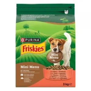 Pienso de Buey para Perro Adulto Mini Purina Friskies Menú 3 Kg.