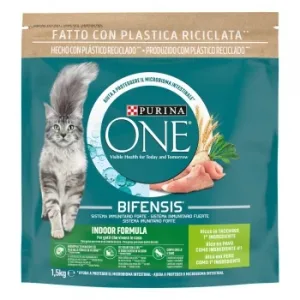 Pienso de Pavo para Gato Interior Bifensis Purina One 1,5 Kg