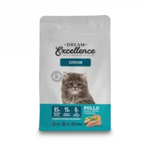 Pienso de Pollo Fresco para Gatos Junior, Frutas y Verduras Dream Excellence 1,5 Kg.