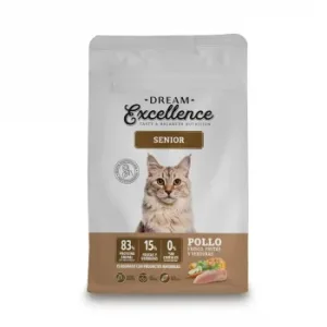 Pienso de Pollo Fresco para Gatos Senior, Frutas y Verduras Dream Excellence 1,5 Kg.