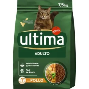 Pienso de Pollo para Gato Adulto Ultima Cat 7,5 Kg.