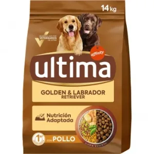 Pienso de Pollo para Perro Golden & Labrador Ultima Retriever 14 Kg.
