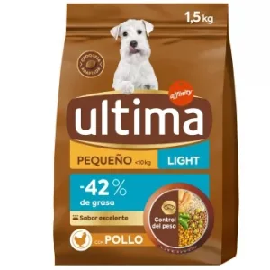 Pienso de Pollo para Perro Pequeño Adulto Ultima Dog 1,5 Kg.
