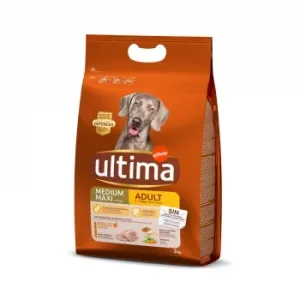 Pienso de Pollo para Perros Adultos Medianos y Grandes Ultima 3 Kg.