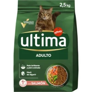 Pienso de Salmón para Gato Adulto Ultima Cat 2,5 Kg.