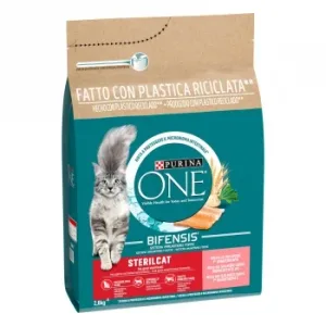 Pienso de Salmón y Trigo para Gatos Esterilizados Purina One 2,8 G
