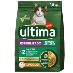 Pienso Esterilizado Tracto Urinario de Pollo para Gato Ultima 1,5 Kg.