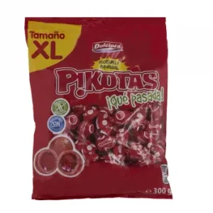 Pikotas de Goma Sabor Cereza Dulciora sin Gluten 300 G.