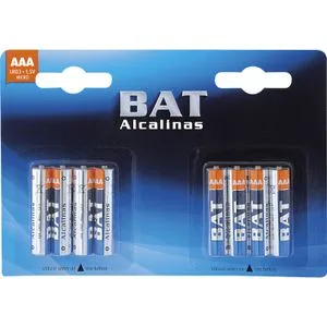 Pila Alcalina AAA Lr03 Pack de 8 8 u