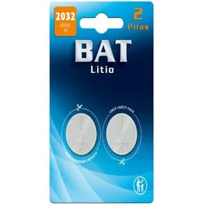 Pila Litio Cr2032 . 2 u