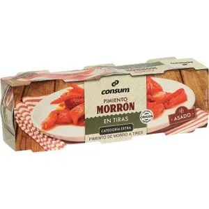 Pimiento Asado Tiras Lata Pack de 3 3 X 60 Gr