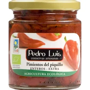 Pimiento Ecológico del Piquillo DOP de Lodosa Entero Extra Pedro Luis