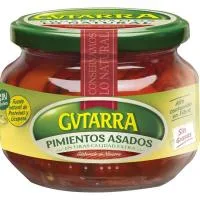 Pimiento Pico Asado en Tiras Gvtarra, Frasco 260 G