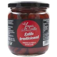 Pimiento Piquillo Tradicional Joyas del Valle, Frasco 320 G