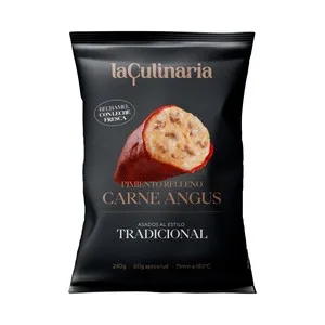 LA Culinaria Pimiento Relleno de Carne de Vacuno de Raza Angus Ultracongelado 300 G. 240 G